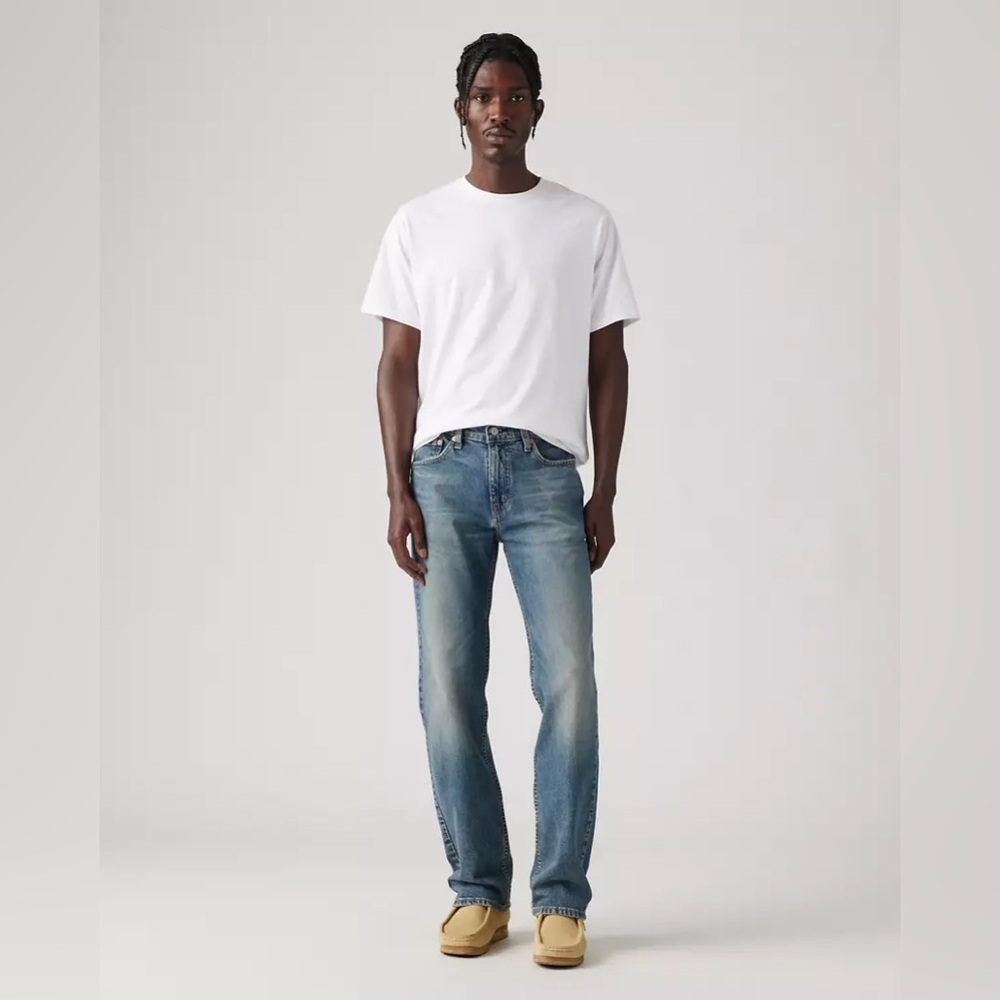 Levi’s Blue 514 Straight Leg Fit Stretch Denim Jeans Men’s Size 34x30